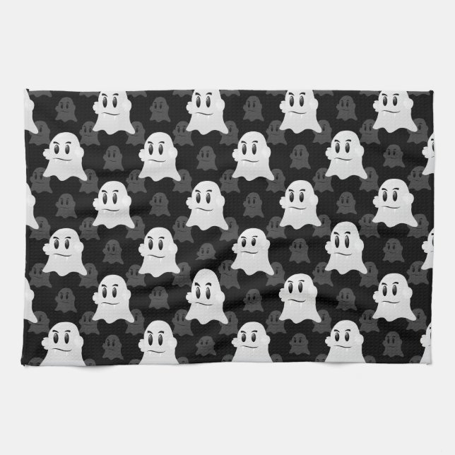 Linge De Cuisine Conception de blob Ghost (Horizontal)