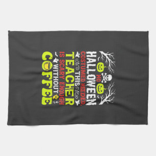 Linge De Cuisine Conception de café assez effrayante pour Halloween
