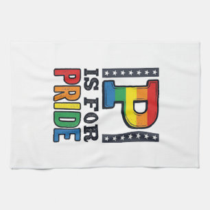 Linge De Cuisine Conception de chemise arc-en-ciel de lettre de fie