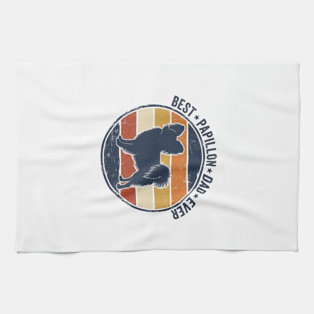 Linge De Cuisine Conception de chemise de papa de chien Papillon vi (Horizontal)