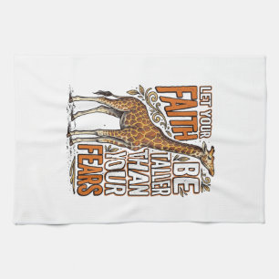 Linge De Cuisine Conception de chemise inspirante vintage girafe Fa
