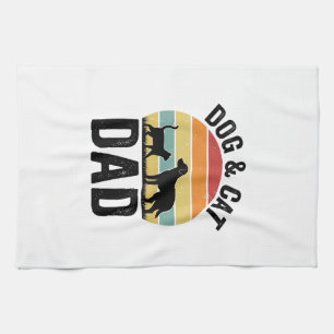 Linge De Cuisine Conception de chemise pour papa chien et chat amat