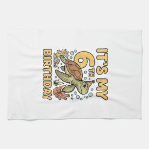 Linge De Cuisine Conception de gravure vintage tortue marine 6ème a