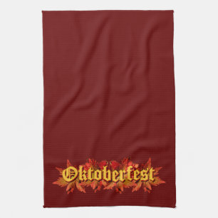 Linge De Cuisine Conception des textes d'Oktoberfest avec le