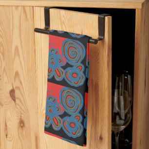 Linge De Cuisine Conception Florale Mexicaine-Américaine