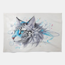 conception gribouillante d'un tigre