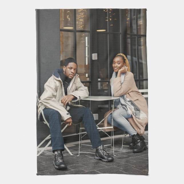 Linge De Cuisine Concevez votre propre photo unique (Vertical)