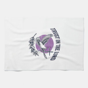 Linge De Cuisine Confiance dans le Seigneur Colombe Design de T-Shi