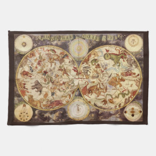 Linge De Cuisine Constellations, Astronomie Vintage, Frederik de Wi
