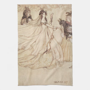 Linge De Cuisine Contes de fées vintages, Cendrillon par Arthur Rac