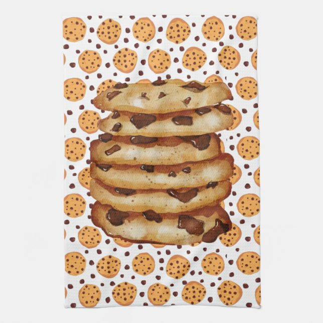 Linge De Cuisine Cookies de chips au chocolat (Vertical)