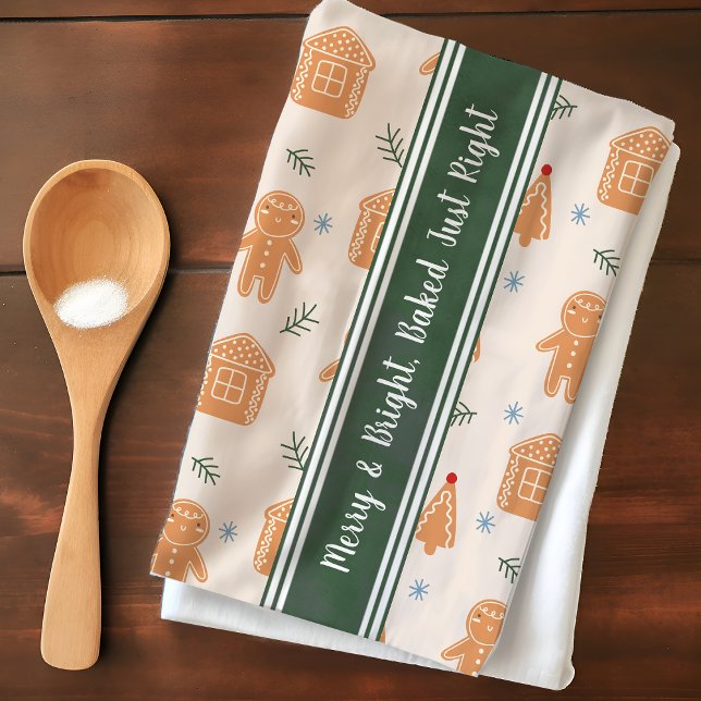 Linge De Cuisine Cookies de Noël Pain d'épice Homme Personnalisé (Créateur téléchargé)