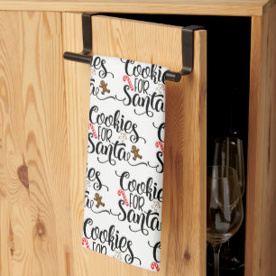Linge De Cuisine Cookies pour Père Noël Fun Christmas
