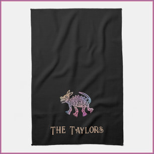 Linge De Cuisine Cool Aztec Design Chien