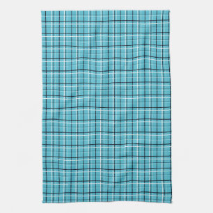 Linge De Cuisine Coordonnées turquoise, noire, blanche