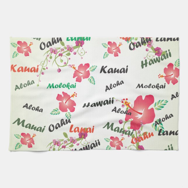 Linge De Cuisine Copie hawaïenne (Horizontal)