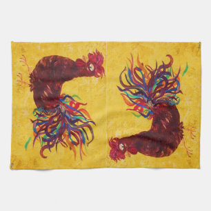 Linge De Cuisine Coq de DeColores