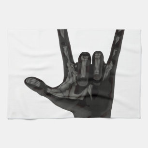 Linge De Cuisine cornes diable main
