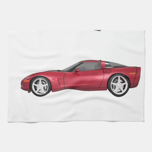 Linge De Cuisine Corvette : La sucrerie Apple finissent (Horizontal)