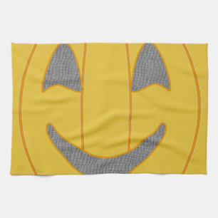 Linge De Cuisine Costume Citrouille gai Design Halloween Orange