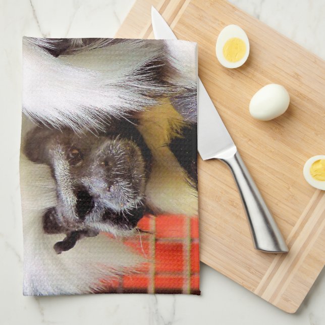 LINGE DE CUISINE COTON - TOP TAMARIN SINGES (Quart Plié)