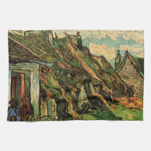 Linge De Cuisine Cottages en grès à toit de chaume de Vincent van G