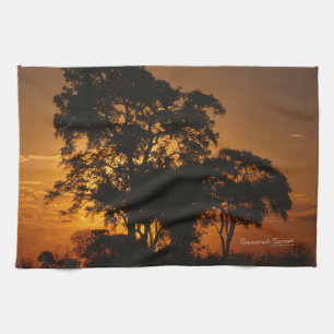 Linge De Cuisine Coucher de soleil de Savannah