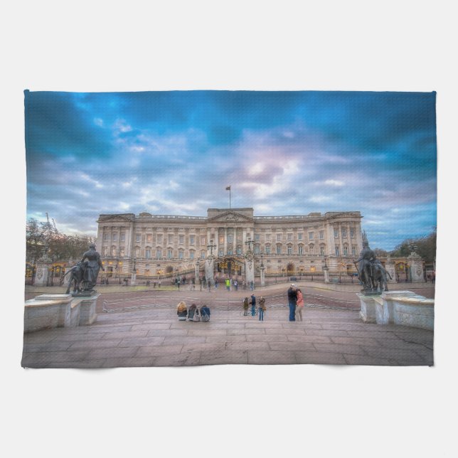 Linge De Cuisine Coucher du soleil au Buckingham Palace, Londres (Horizontal)