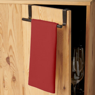 Linge De Cuisine Couleur solide rouge Crimson