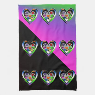 Linge De Cuisine Couleurs d'amour