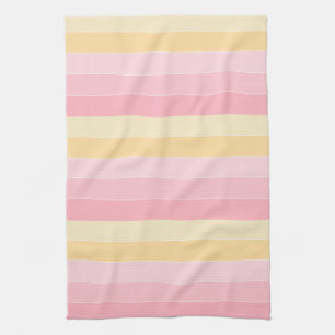 Linge De Cuisine Couleurs Jaunes violettes roses et élégantes