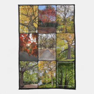 Linge De Cuisine Couleurs saisonnières de la nature Mélange d'arbre