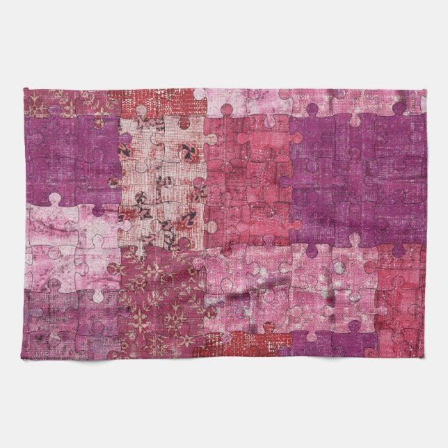 Linge De Cuisine Couleurs Textiles Puzzles (Horizontal)
