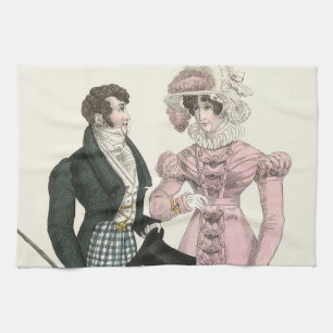 Linge De Cuisine Couple Mariage Antique 1823 Homme Femme Mode