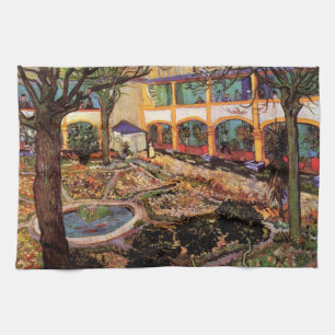 Linge De Cuisine Cour de l'hôpital d'Arles par Vincent van Gogh
