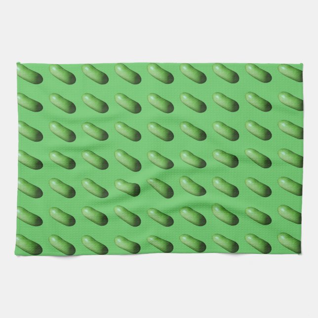 Linge De Cuisine Courge verte (Melon d'hiver) (Horizontal)