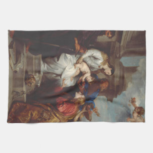 Linge De Cuisine Couronnement de sainte Rosalie par Antoine van Dyc
