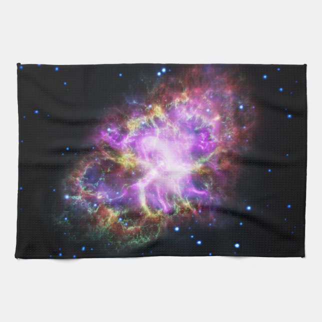 Linge De Cuisine Crabe Nebula Supernova Remnant Hubble Composite (Horizontal)