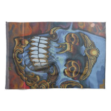 Crâne gris bleu