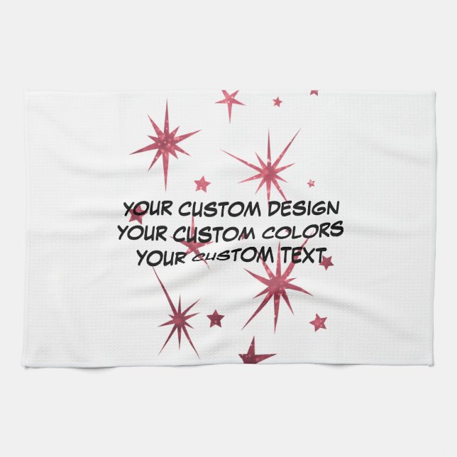 Linge De Cuisine Créez votre propre personnalisation (Horizontal)