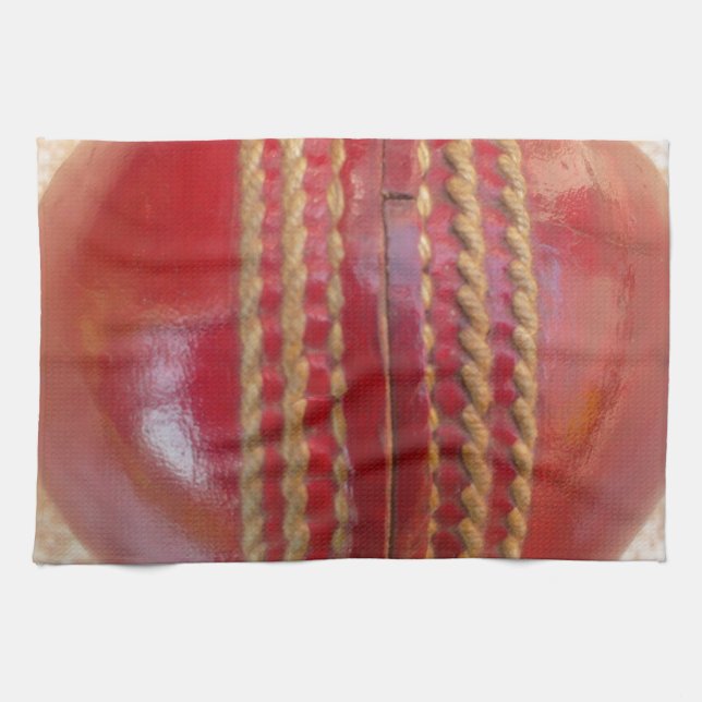 Linge De Cuisine Crimson Stitch Focus : Gros plan du coeur du crick (Horizontal)