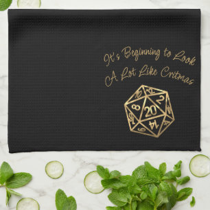 Linge De Cuisine Critère RPG Jeu de rôle Gold Retro Tablett