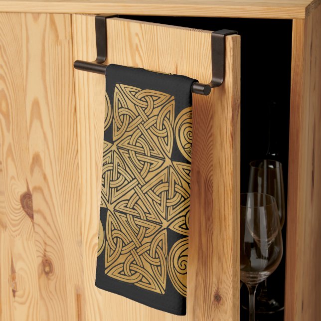 Linge De Cuisine Croix de nouage celtique (Pliage en tiers)