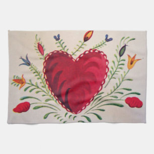 Linge De Cuisine Cru : Saint-Valentin -