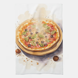 Linge De Cuisine Cucina Italiana : Pizza Italienne Artistique