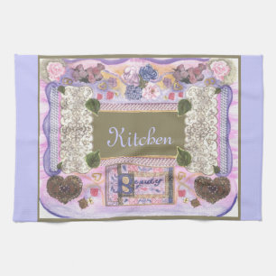 Linge De Cuisine Cuisine Beauté Collage Tissu Photo Frame American