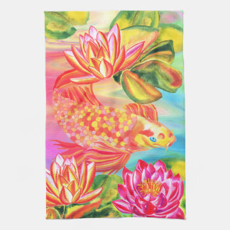 Linge De Cuisine Cuisine de conception d'étang/serviette de main