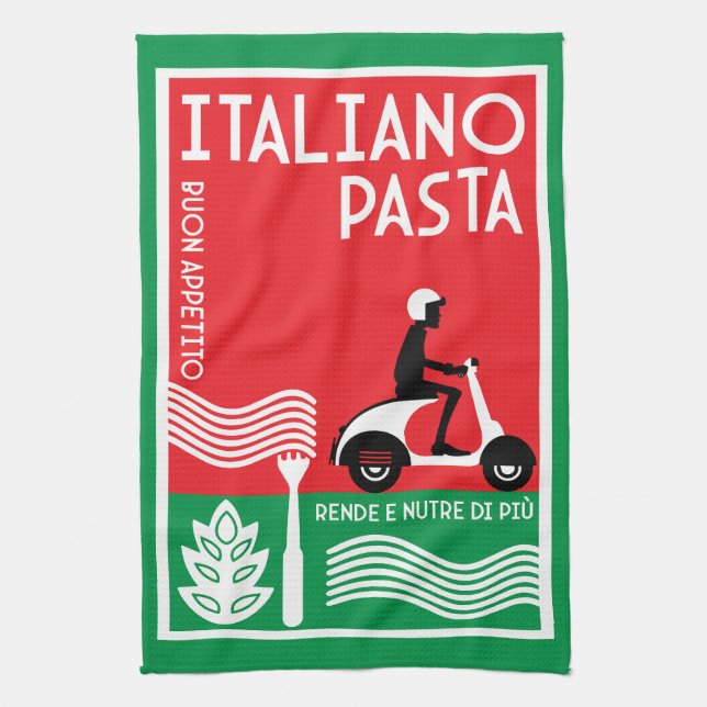 Linge De Cuisine Cuisine italienne (Vertical)