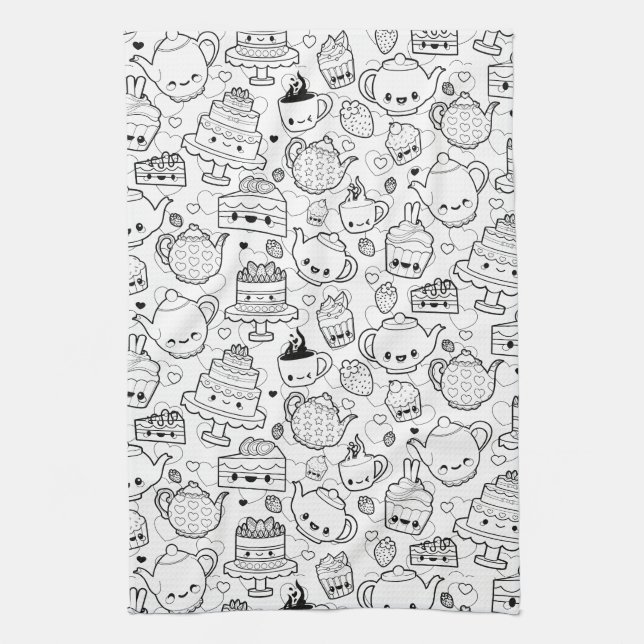 Linge De Cuisine Cuisine Motif (Vertical)