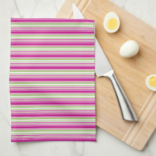 Linge De Cuisine Cuisine Rose Vert Et Blancs